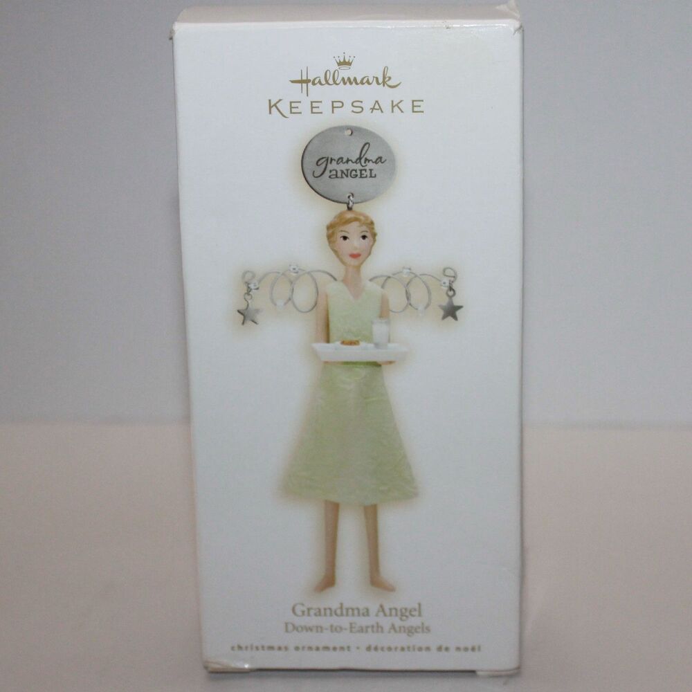 Hallmark 2009 Down To Earth Angels Grandma Angel Christmas Ornament